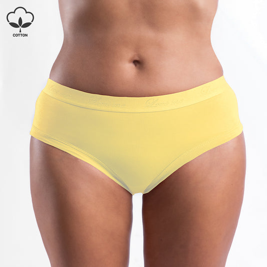 Half Bikini Slip | Panty (Pack of 3) - Yellow