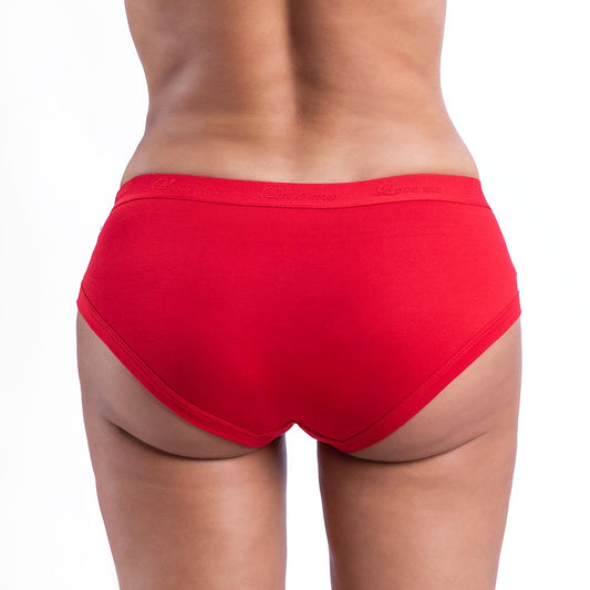 Half Bikini Slip | Panty (Pack of 3) - Red
