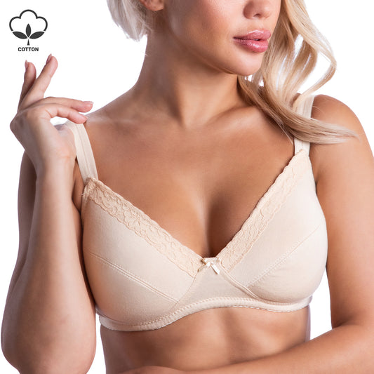 Cotton Soft Balconette Bra